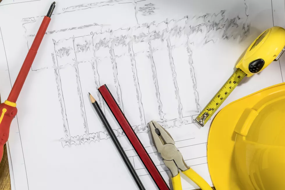 wiring-diagram-tools-set-electrician-maintenance-electrical-engineering-hard-hat