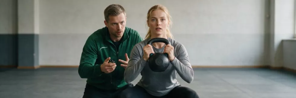coach-checking-an-athletes-kettlebell-squat-technique