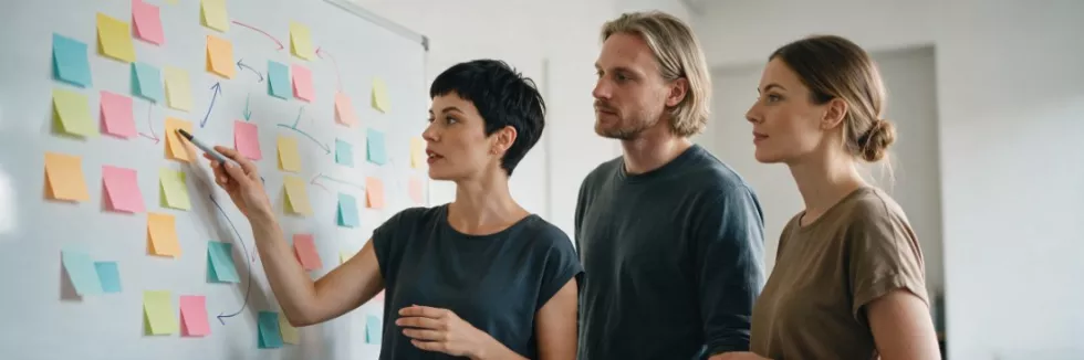 communication-managers-planning-a-strategy-at-a-whiteboard