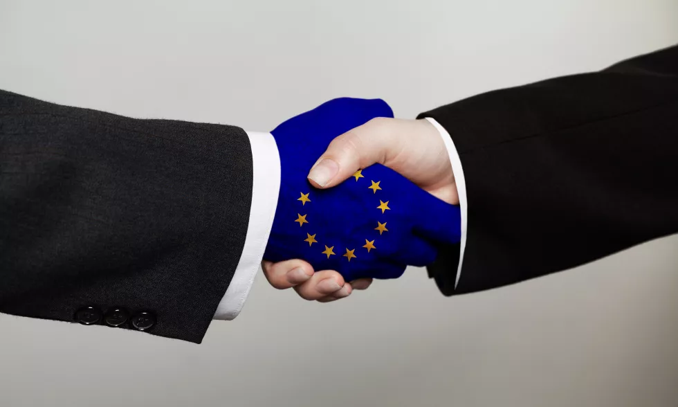 cooperation-business-with-handshake-male-handshake-with-eu-flag-support-concept