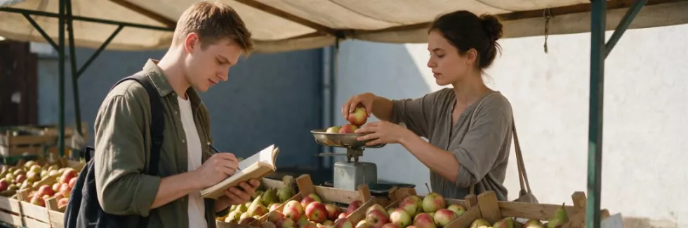 economics-students-observing-trade-at-a-market-stall