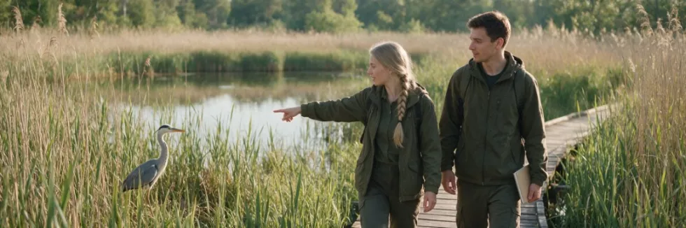 ecotourism-students-on-a-boardwalk-in-a-wetland