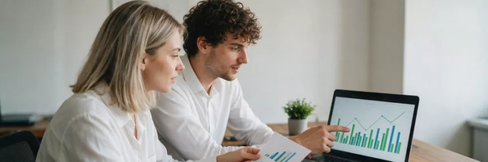 analysts-reviewing-sustainability-charts-on-a-laptop