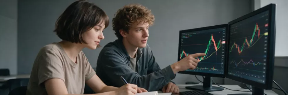 finance-students-analysing-stock-charts-on-monitors