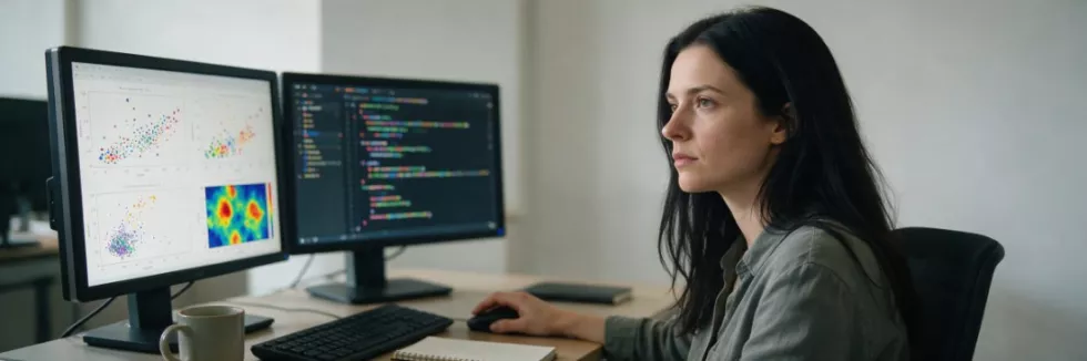 financial-data-scientist-working-with-models-on-monitors