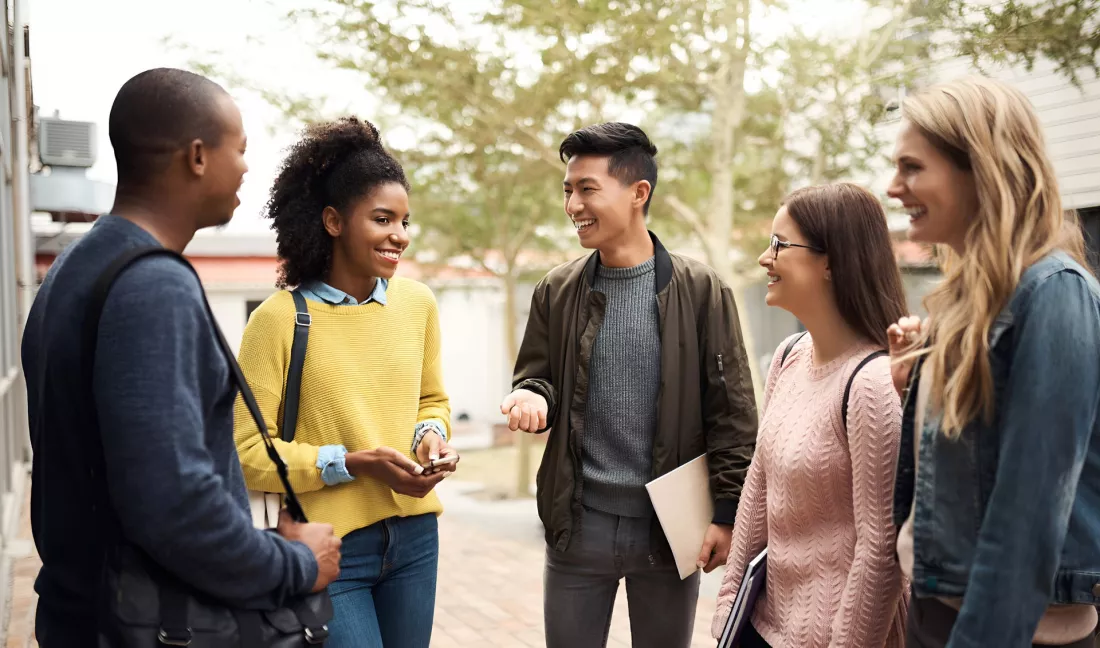 students-talking-outside-before-class
