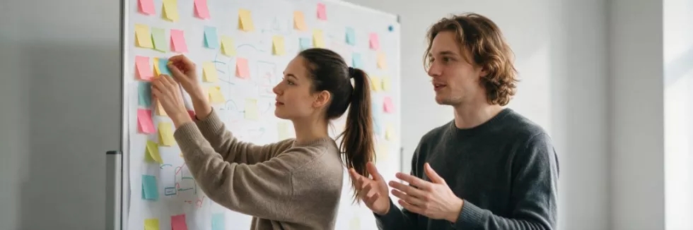 communication-strategists-planning-a-campaign-with-sticky-notes