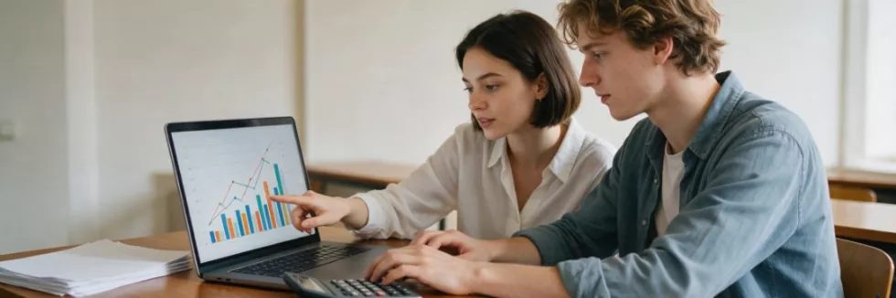 finance-students-analysing-financial-charts-on-a-laptop
