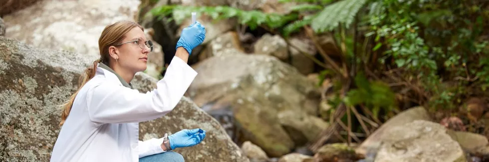 Aquamatics-Masters-test-nature-science-and-a-woman-with-water-for-research-test-for