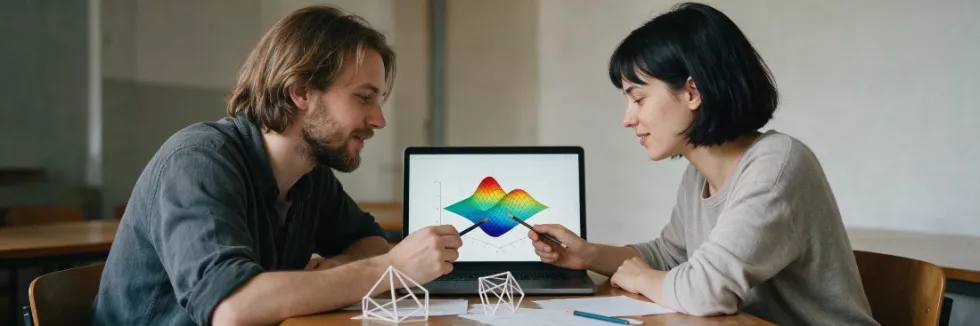 mathematicians-discussing-a-3d-model-on-a-laptop-test