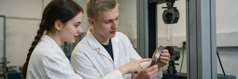 students-examining-a-broken-metal-sample-in-a-lab-test