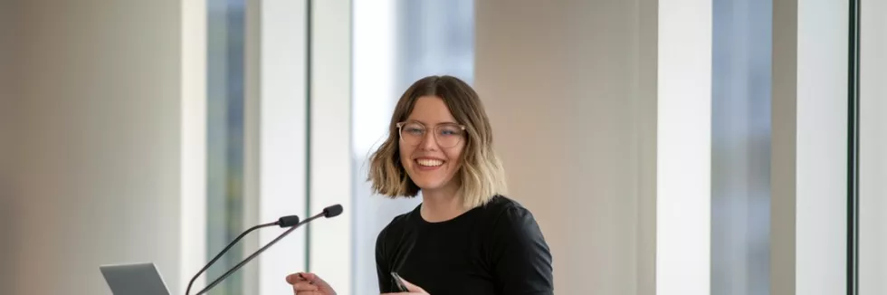 Branding-and-Political-Leadership-Masters-test-woman-giving-a-presentation