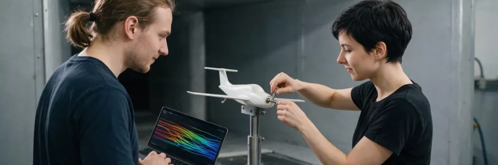 engineers-preparing-an-aircraft-model-for-wind-tunnel-tests-test