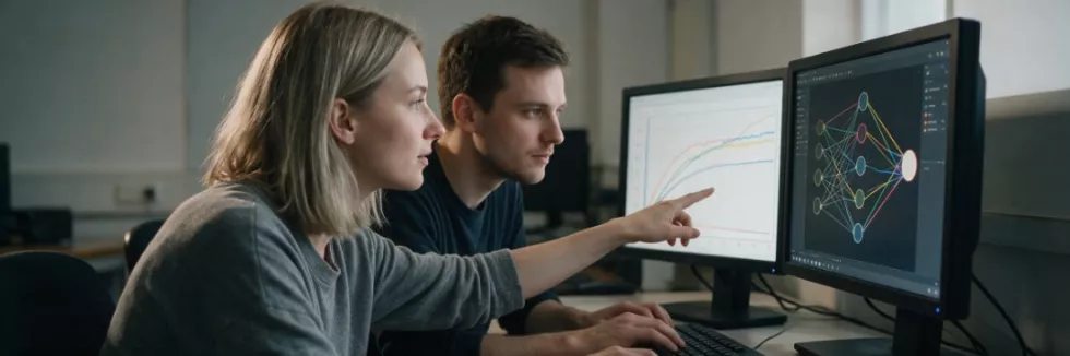 data-scientists-analysing-model-training-curves-on-monitors
