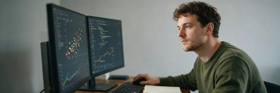 data-scientist-analysing-charts-on-two-monitors-test