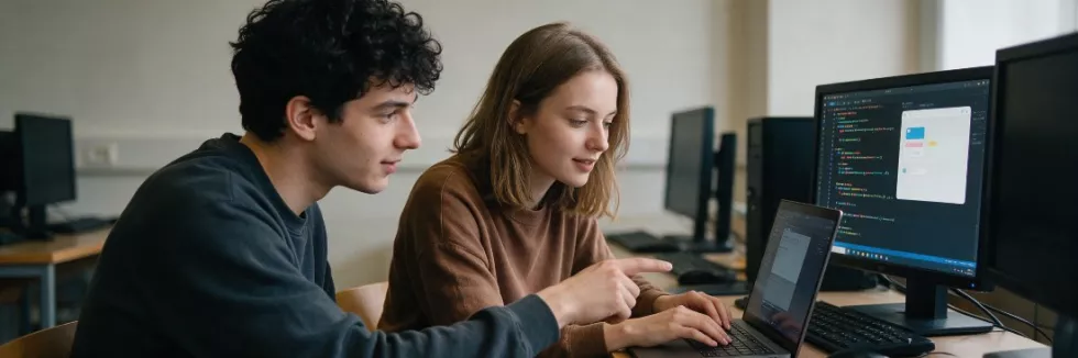 students-writing-code-for-a-business-app-test
