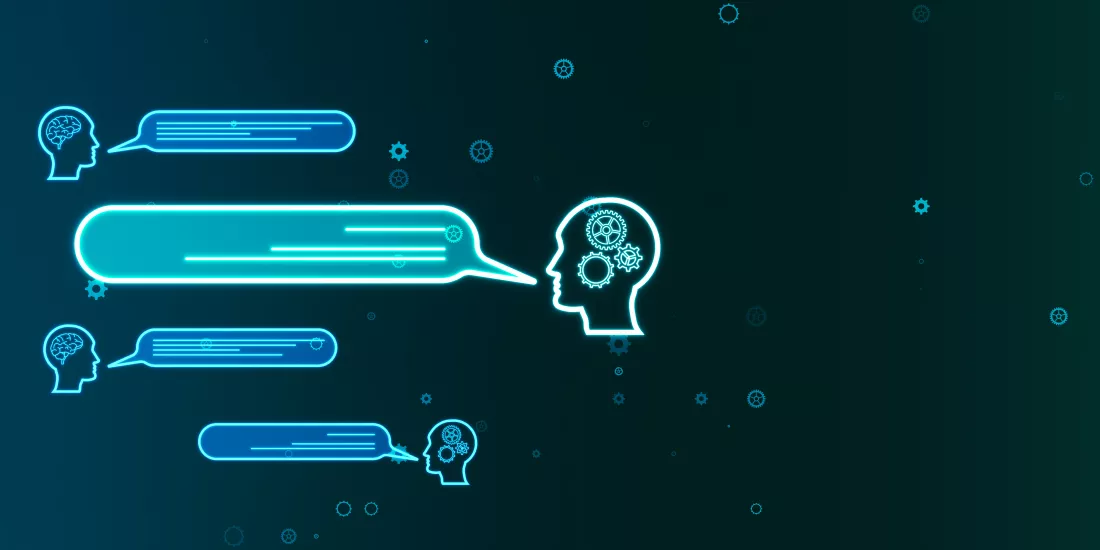 creative-chat-gpt-hologram-with-speech-bubbles-blurry-blue-backdrop-ai-concept-3d-rendering