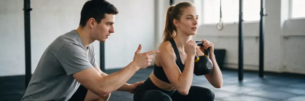 trainer-correcting-squat-technique-with-kettlebell