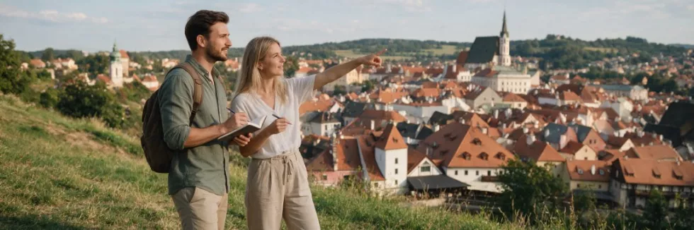 tourism-managers-planning-at-a-viewpoint-above-old-town
