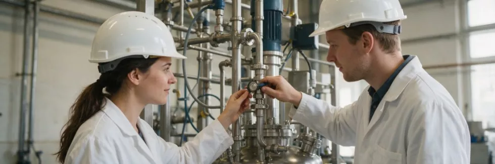 chemical-engineering-students-checking-a-pilot-scale-reactor