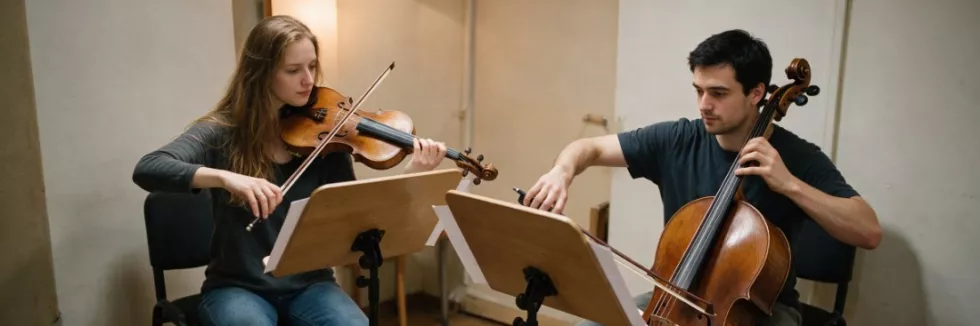 violinist-and-cellist-rehearsing-in-a-practice-room