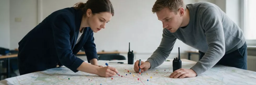 students-planning-evacuation-routes-on-a-city-map