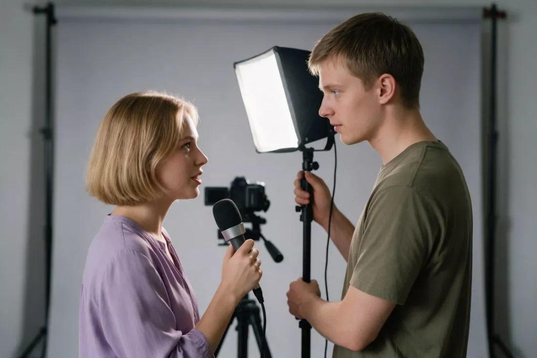 studenci-nagrywaja-material-wideo-w-studiu