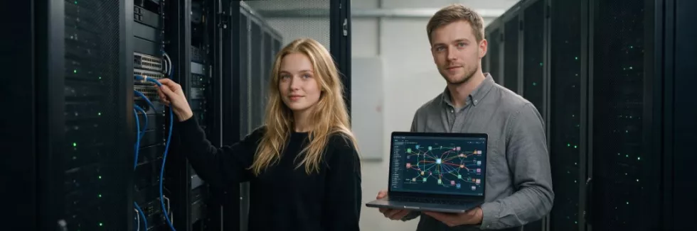 network-engineers-working-between-server-racks