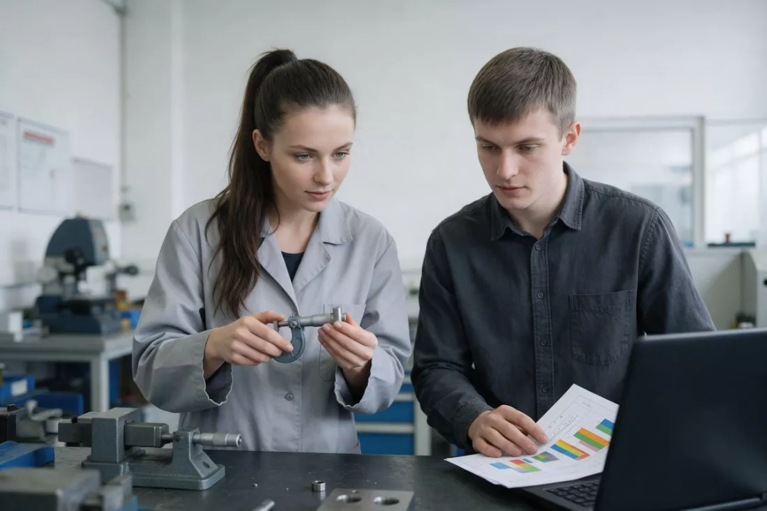 studenci-kontroluja-jakosc-detali-w-laboratorium-pomiarowym