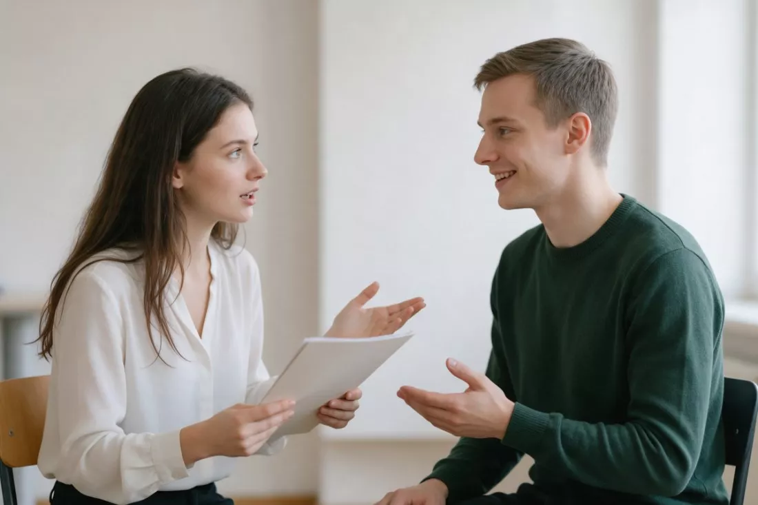 studenci-cwicza-rozmowe-rekrutacyjna